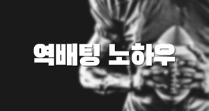 스포츠배팅 잘하는 방법 스포츠 역배팅