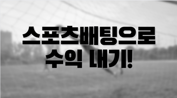 스포츠배팅 수익
