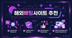 해외배팅사이트 추천: 안전하고 신뢰할 수 있는 이용처를 찾는 방법 해외배팅사이트 추천